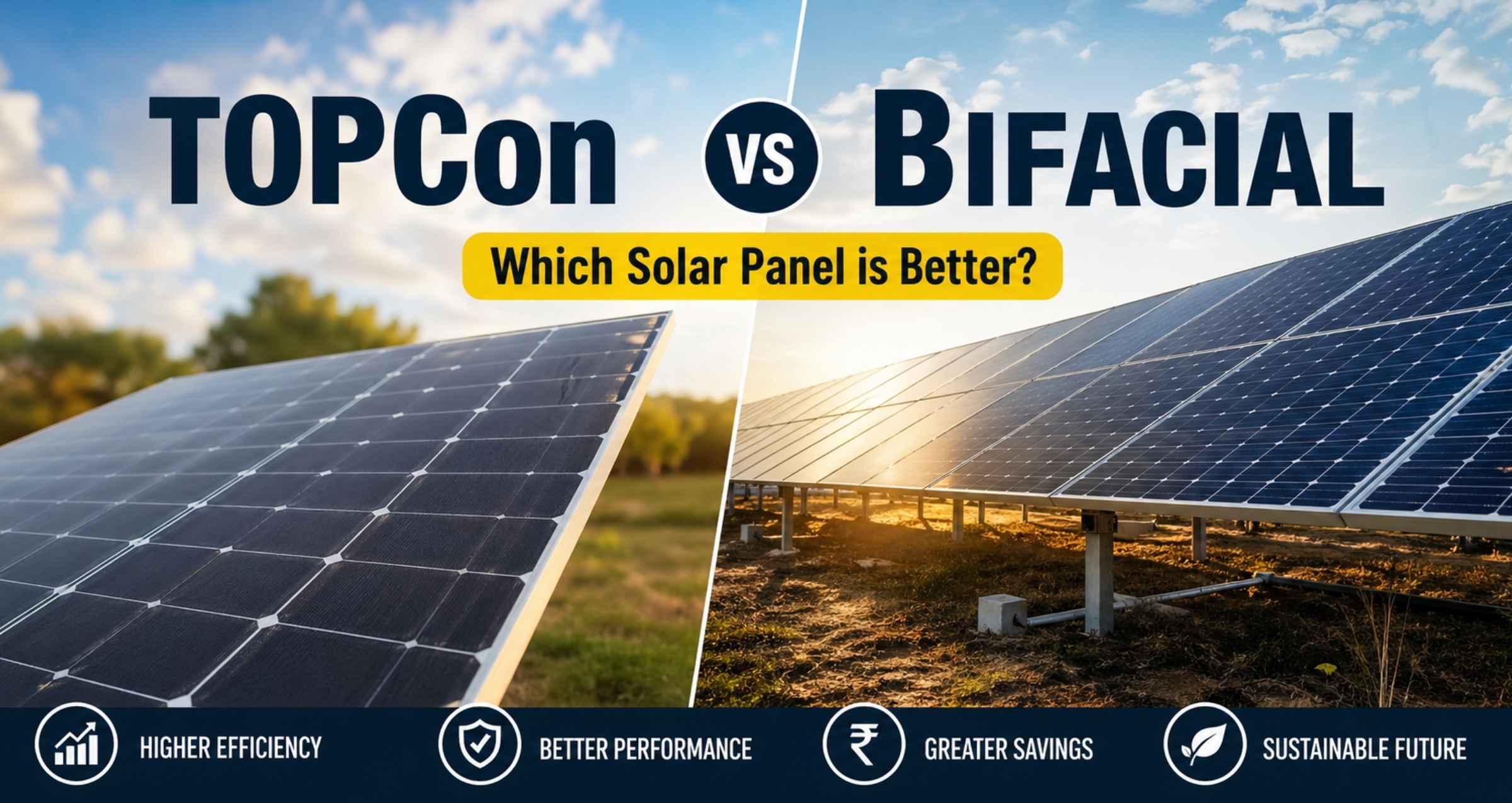 TOPCon vs Bifacial Solar Panels
